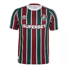 Camisa Fluminense I 25/26 - Torcedor Masculina - Vermelha e verde com detalhes em branco