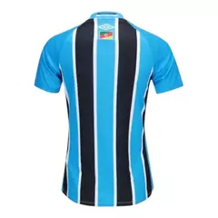 Camisa Grêmio I 25/26 - Torcedor Umbro Feminina - Azul e preta - comprar online