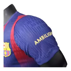 Camisa Barcelona I 25/26 - Jogador Masculina - Azul e vermelha - loja online