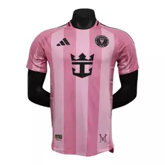 Camisa Inter Miami I 25/26 - Jogador Masculina - Rosa com detalhes em preto