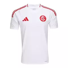 Camisa Internacional II 25/26 - Torcedor Adidas Masculina - Branca com detalhes em vermelho