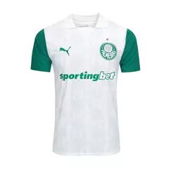 Camisa Palmeiras II 25/26 - Torcedor Masculina - Branca e verde