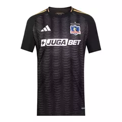 Camisa Colo Colo do Chile II 25/26 - Torcedor Masculina - Preta com detalhes em amarelo