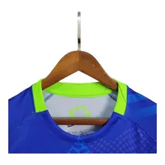 Camisa Seleção Brasileira II 25/26 - Torcedor Masculina - Azul com detalhes em verde - comprar online