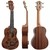 Ukulele Tagima 23k Floral Havaí Concert Acústico NT - comprar online
