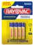 Pilha AAA Palito de Zinco c/ 8un - Rayovac - validade 06/23