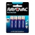 Pilha AA Alcalina Cartela c/ 4 unidades- Rayovac - comprar online