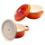 Caçarola Studio Antiaderente Cerâmica e Alumínio 3L Laranja c/ Vermelho - Hercules na internet