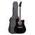 Violão Folk Aço Swell Deluxe BK Preto c/ Bag- Tagima