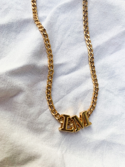 Choker Inicial (enviar iniciais na observação de compra)