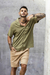 Camisa lino Militar - comprar online