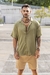Camisa lino Militar