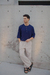 Camisola de lino Navy - comprar online