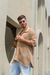 Camisa Tejida Beige en internet
