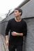 Sweater Waffle Black