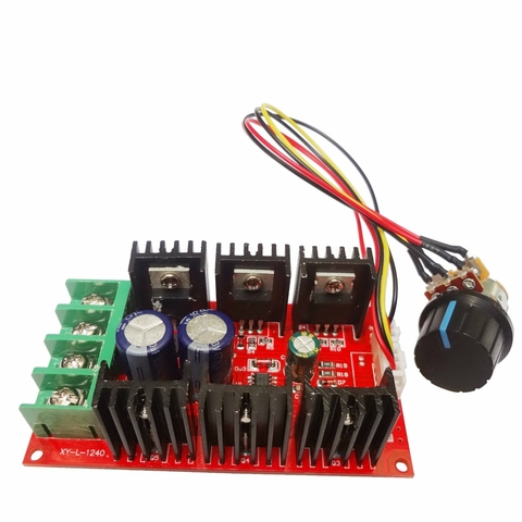 Controlador PWM 50V 40A 2000W Regulador Com Potenciômetro