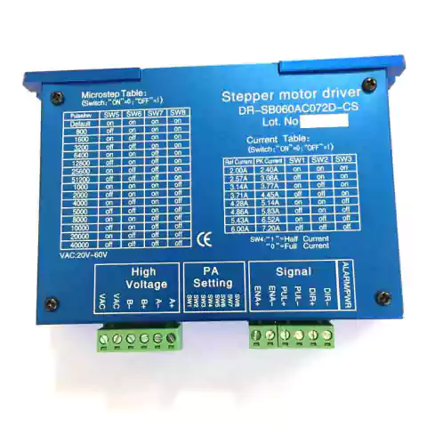 Driver Para Motor de Passo DR-SB060AC072D-CS 90Vdc 7,2A