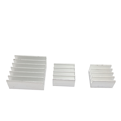 Kit Com 3 Dissipadores Para Raspberry
