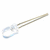 Led 5mm Transparente Acende Azul 8.000 Mcd Alto Brilho