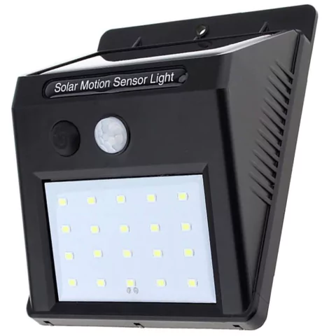 Luminária Solar Para Parede Com Sensor de Presença