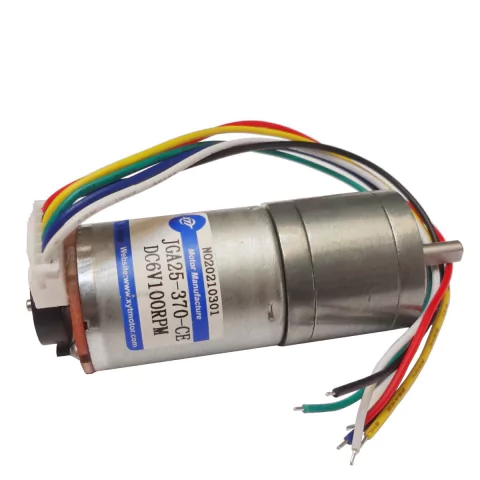 Motor DC 6V Com Encoder 100RPM