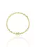 Pulseira Elo Cadeado 4mm Banhado a Ouro 18k - Medellin Joalheria