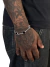 Pulseira 5 Trevos Preto Ouro Branco