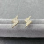 Par de Brinco Raio Banhado a Ouro 18k