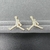 Par de Brinco Jordan Cravejado Banhado a ouro 18k - loja online
