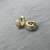 Par de Brinco Argola 13 Pedras Cravejado 7mm Banhado a ouro 18k - Medellin Joalheria