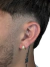 Par de Brinco Argola 13 Pedras Cravejado 7mm Banhado a ouro 18k - comprar online