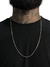 Corrente Elo Cadeado Alongada 2mm Banhado a Ouro 18k