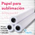 Papel de sublimación rollo para plotters