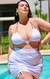 Look Biquini Fashion com Sainha Gringa Branco