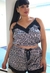 200750 - Short Doll Cetim Animal Print