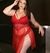 200559 - Camisola com Bojo, Renda e Tule com Fenda Frontal - loja online