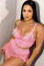 9088 - Conjunto Sofia - Em Tule Poá com Aro - Tulipa Rosé Lingeries