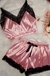 200750 - Short Doll Cetim Rosa