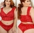200533 - Conjunto Com Bojo e Alças Largas Vermelho