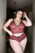 200443 - Look Completo Conjunto Bicolor com Robe Tule - Tulipa Rosé Lingeries