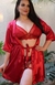Robe Cetim Vermelho - Avulso - comprar online