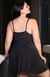 200667 - Look Completo Camisola + Robe Preto Liso - loja online