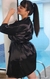 Robe Cetim Preto - Avulso