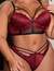 302116 - Conjunto Cropped Bicolor com Strappy e Bojo - Tulipa Rosé Lingeries