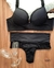Conjunto com Bojo e Detalhes Gripper Preto