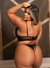 302639 - Conjunto Sensual com Aro Vazado Preto