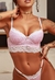 Conjunto com Bojo e Calcinha Fio Bicolor