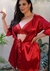 Robe Cetim Vermelho - Avulso