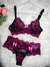 200762 - Conjunto Renda Bicolor Com Aro - Tulipa Rosé Lingeries