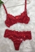 200762 - Conjunto Rendado Com Aro - Vermelho na internet